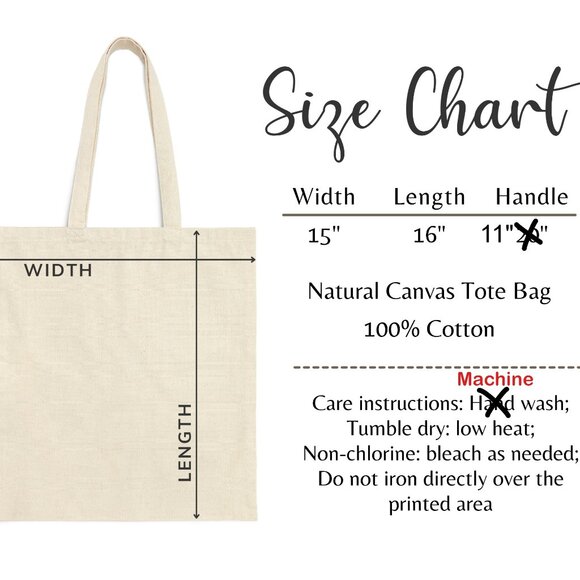 Women's Faith Religious Prayer Custom Heavy Canvas Cotton Tote Bag - Picture 3 of 3